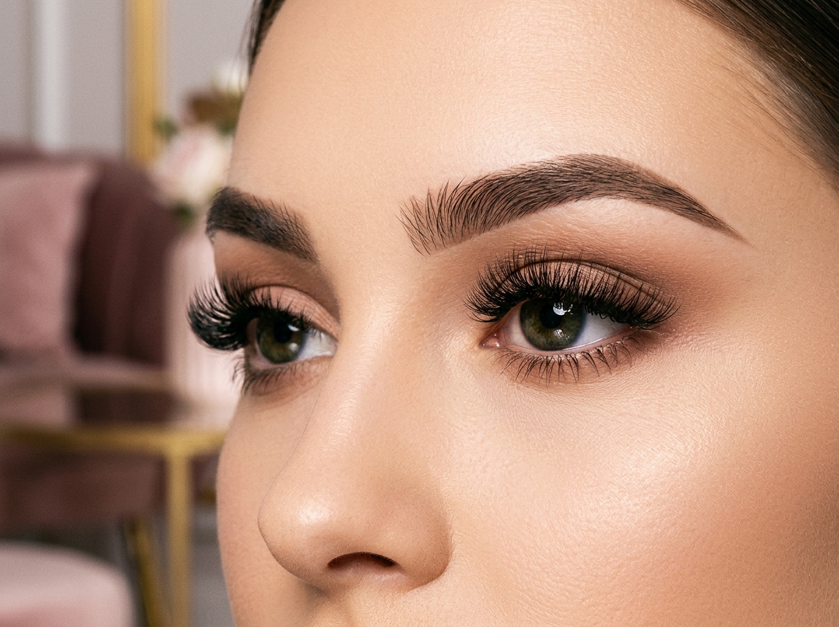 Wimpernlifting und Augenbrauen Styling
